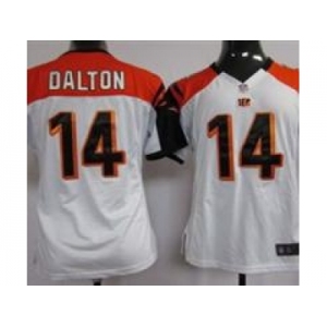 nike women nfl jerseys cincinnati bengals #14 dalton white[nike]