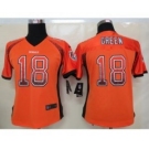 nike women nfl jerseys cincinnati bengals #18 green orange[Elite drift fashion]