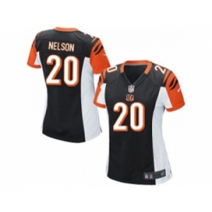 nike women nfl jerseys cincinnati bengals #20 reggie nelson black[nike]