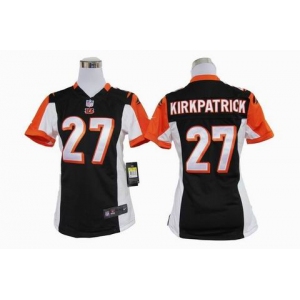 nike women nfl jerseys cincinnati bengals #27 dre kirkpatrick black[nike]