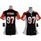 nike women nfl jerseys cincinnati bengals #97 atkins black[nike]