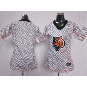 nike women nfl jerseys cincinnati bengals blank [fem fan zebra]