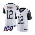 Youth Cincinnati Bengals #12 Alex Erickson Limited White Rush Vapor Untouchable 100th Season Football Jersey