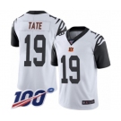 Youth Cincinnati Bengals #19 Auden Tate Limited White Rush Vapor Untouchable 100th Season Football Jersey