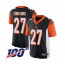 Youth Cincinnati Bengals #27 Dre Kirkpatrick Black Team Color Vapor Untouchable Limited Player 100th Season Football Jersey