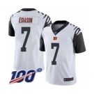 Youth Cincinnati Bengals #7 Boomer Esiason Limited White Rush Vapor Untouchable 100th Season Football Jersey