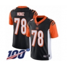 Youth Cincinnati Bengals #78 Anthony Munoz Black Team Color Vapor Untouchable Limited Player 100th Season Football Jersey