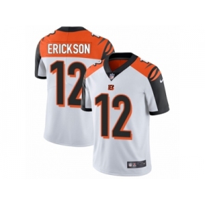 Youth Nike Cincinnati Bengals #12 Alex Erickson White Vapor Untouchable Limited Player NFL Jersey