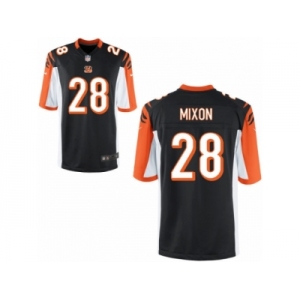 Youth Nike Cincinnati Bengals #28 Joe Mixon Game Black Team Color NFL Jersey