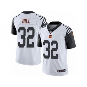 Youth Nike Cincinnati Bengals #32 Jeremy Hill Limited White Rush NFL Jersey