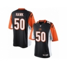 Youth Nike Cincinnati Bengals #50 A.J. Hawk Black Team Color NFL Jerse