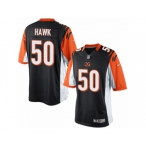 Youth Nike Cincinnati Bengals #50 A.J. Hawk Black Team Color NFL Jerse