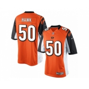 Youth Nike Cincinnati Bengals #50 A.J. Hawk Orange Alternate NFL Jersey