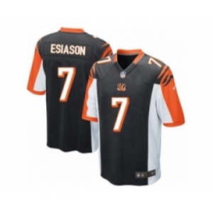 Youth Nike Cincinnati Bengals #7 Boomer Esiason Black Team Color NFL Jersey