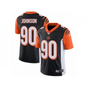 Youth Nike Cincinnati Bengals #90 Michael Johnson Vapor Untouchable Limited Black Team Color NFL Jersey