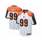 Youth Nike Cincinnati Bengals #99 Margus Hunt White NFL Jersey