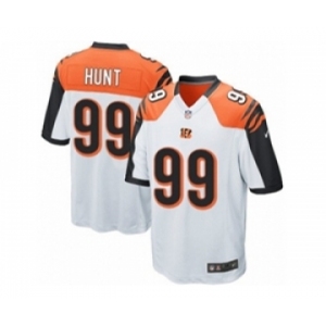 Youth Nike Cincinnati Bengals #99 Margus Hunt White NFL Jersey