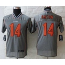 nike youth nfl jerseys cincinnati bengals #14 dalton grey[nike vapor]