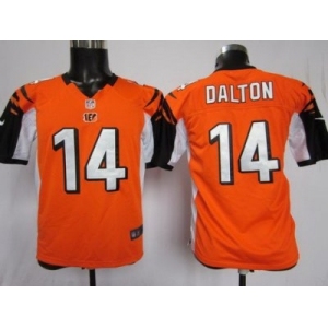 nike youth nfl jerseys cincinnati bengals #14 dalton orange[nile]