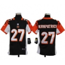 nike youth nfl jerseys cincinnati bengals #27 dre kirkpatrick black[nike]