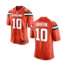 Men Cleveland Browns #10 Robert Griffin III Orange Game Jersey