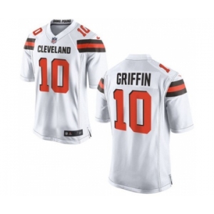 Men Cleveland Browns #10 Robert Griffin III White Game Jersey