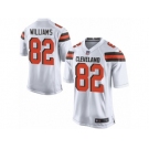 Men Nike Cleveland Browns #82 Kasen Williams Game White NFL Jersey