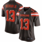 Men's Cleveland Browns #13 Odell Beckham Jr Nike Brown Game Jersey