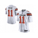 Men's Nike Cleveland Browns #11 Terrelle Pryor Game White NFL Jersey