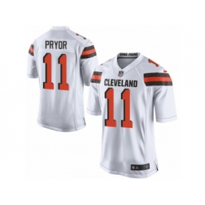 Men's Nike Cleveland Browns #11 Terrelle Pryor Game White NFL Jersey