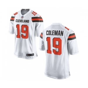 Men's Nike Cleveland Browns #19 Corey Coleman Game White NFL Jersey