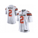 Men's Nike Cleveland Browns #2 Patrick Murray Game White NFL Jersey
