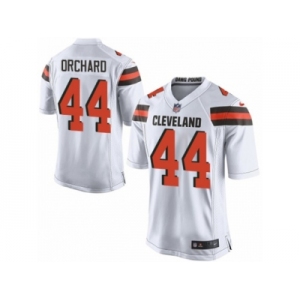 Men's Nike Cleveland Browns #44 Nate Orchard Game White NFL Jersey