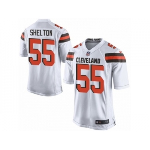 Men's Nike Cleveland Browns #55 Danny Shelton Game White NFL Jersey