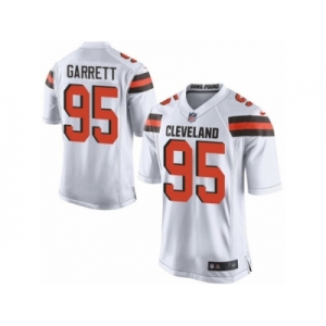 Men's Nike Cleveland Browns #95 Myles Garrett Game White NFL Jersey