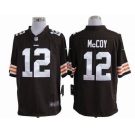 nike nfl jerseys cleveland browns #12 mccoy brown[game]