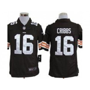 nike nfl jerseys cleveland browns #16 joshua cribbs brown[game]