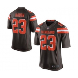 nike nfl jerseys cleveland browns #23 joe haden brown[game][new style]