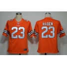 nike nfl jerseys cleveland browns #23 joe haden orange[game]