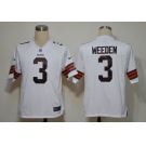 nike nfl jerseys cleveland browns #3 weeden white[game]