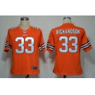 nike nfl jerseys cleveland browns #33 richardson orange [game]