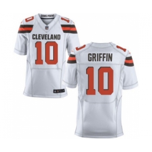 Men Cleveland Browns #10 Robert Griffin III White Elite Jersey