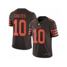 Men Nike Cleveland Browns #10 Sammie Coates Elite Brown Rush Vapor Untouchable NFL Jersey