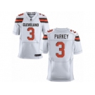 Men's Nike Cleveland Browns #3 Cody Parkey Elite White NFL Jersey