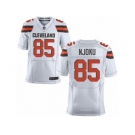 Men's Nike Cleveland Browns #85 David Njoku Elite White NFL Jersey