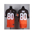nike jerseys cleveland browns #80 bowe orange-brown[Elite drift fashion][second version]