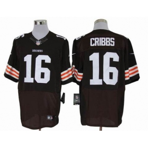 nike nfl jerseys cleveland browns #16 joshua cribbs brown[Elite]