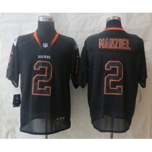 nike nfl jerseys cleveland browns #2 manziel black[Elite lights out]