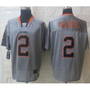 nike nfl jerseys cleveland browns #2 manziel grey[Elite lights out]