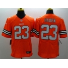 nike nfl jerseys cleveland browns #23 joe haden orange[Elite]